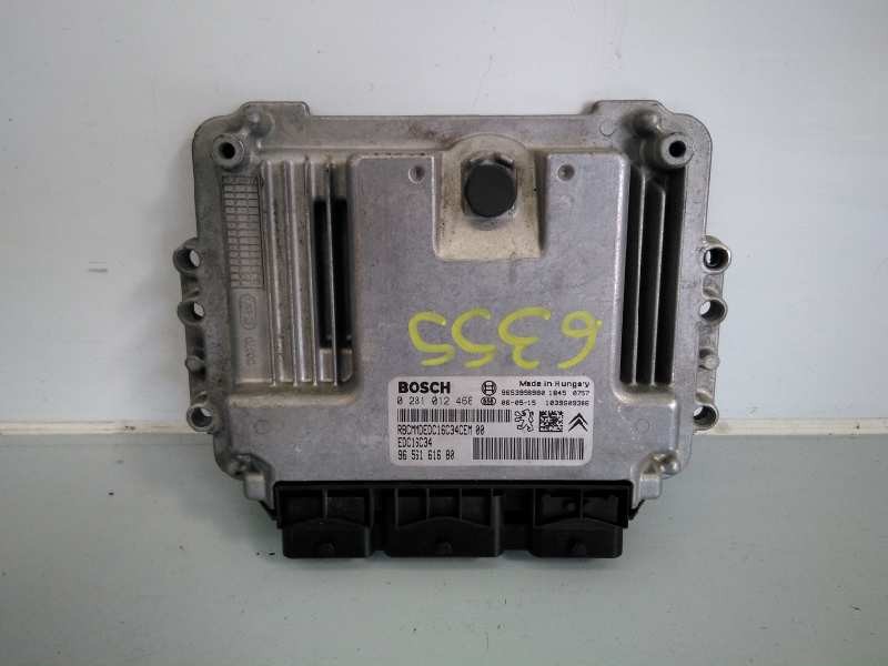 Recambio de centralita motor uce para citroën xsara picasso 1.6 hdi 90 exclusive referencia OEM IAM 0281012468 9656161680 E3-B2-