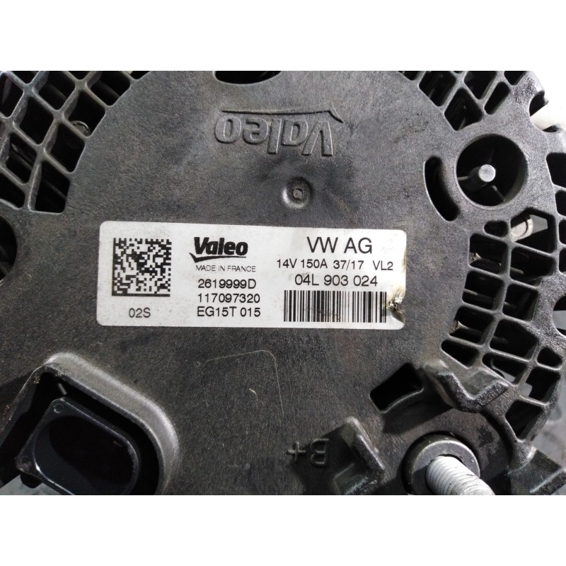 Recambio de alternador para audi a5 sportback (f5a) sport referencia OEM IAM 04L903024 2619999D P3-B5-25-3