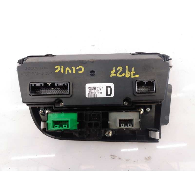 Recambio de mando climatizador para honda civic tourer (fk) comfort referencia OEM IAM 79600TA9F5 M0269200104 E2-A2-4-2