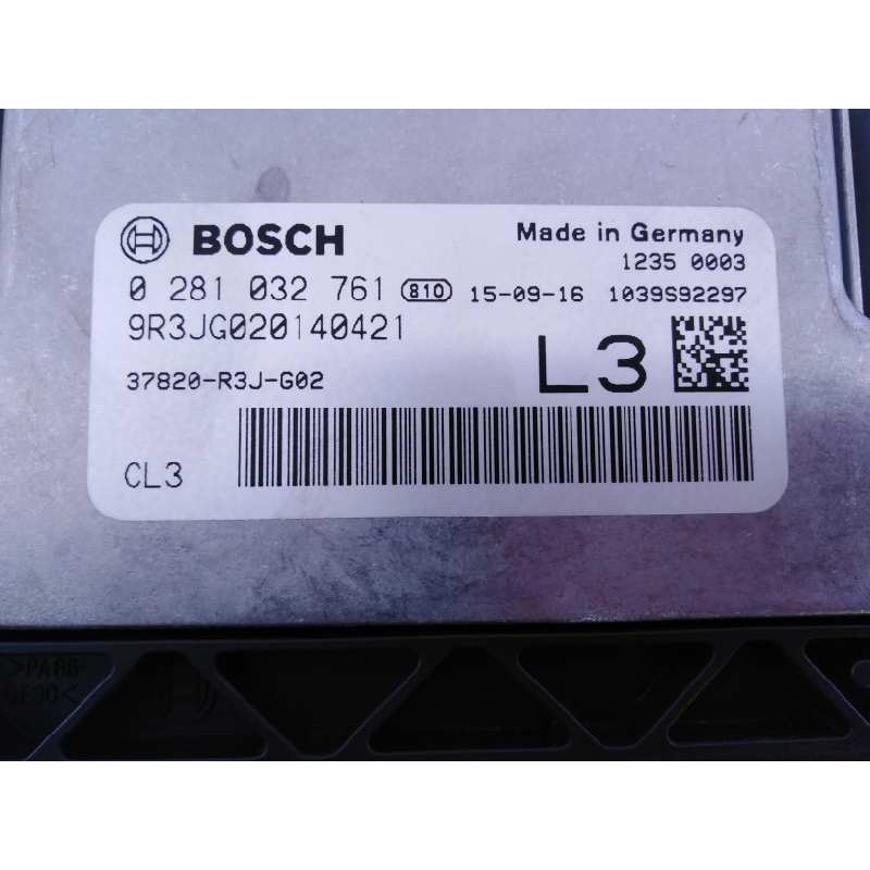 Recambio de centralita motor uce para honda civic tourer (fk) comfort referencia OEM IAM 0281032761 9R3JG020140421 E3-B5-18-4