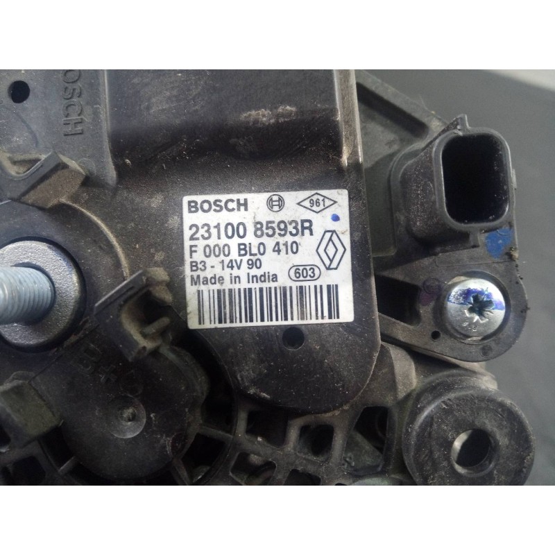Recambio de alternador para renault clio iv limited referencia OEM IAM 231008593R  P3-A4-19-2