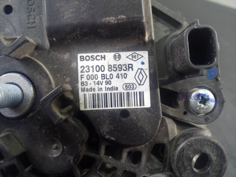 Recambio de alternador para renault clio iv limited referencia OEM IAM 231008593R  P3-A4-19-2