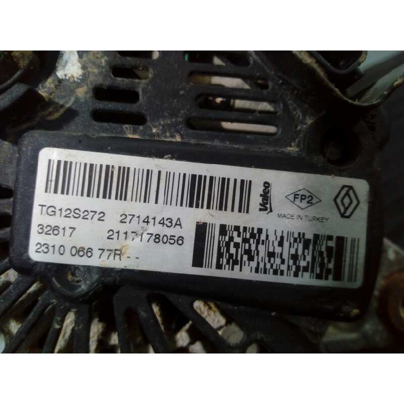Recambio de alternador para renault captur xmod referencia OEM IAM 231006677R TG12S272 P3-B5-10-1