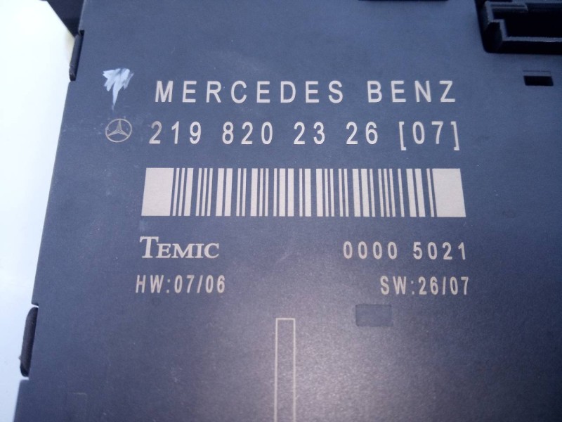 Recambio de modulo confort para mercedes-benz clase cls (w219) 320 / 350 cdi grand edition (219.322) referencia OEM IAM 21982023