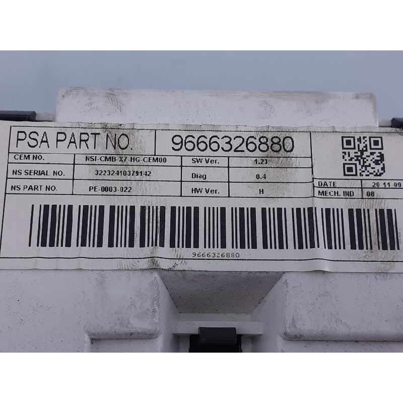 Recambio de cuadro instrumentos para citroën c5 berlina exclusive referencia OEM IAM 9666326880  E3-B2-23-1