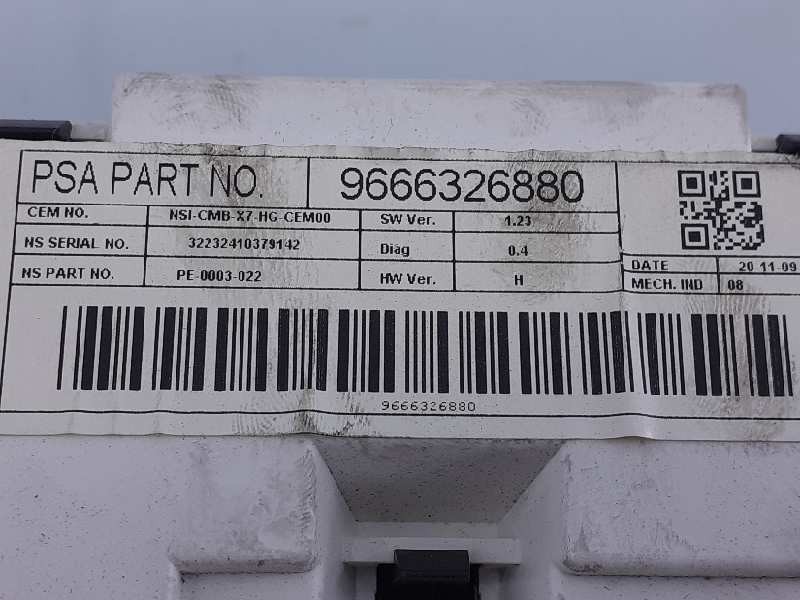 Recambio de cuadro instrumentos para citroën c5 berlina exclusive referencia OEM IAM 9666326880  E3-B2-23-1
