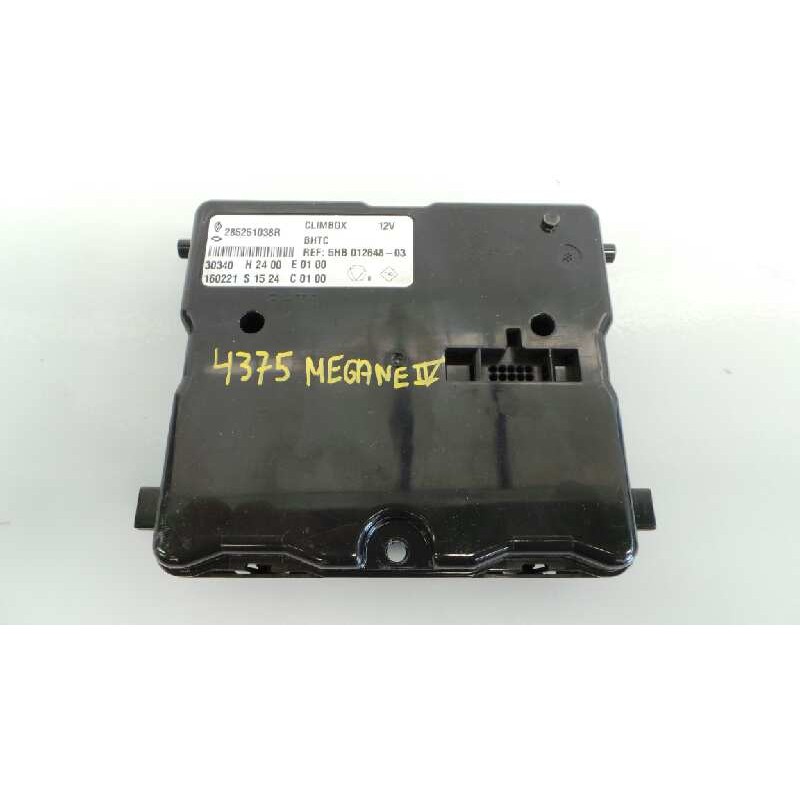 Recambio de centralita aire acondicionado para renault megane iv berlina 5p zen referencia OEM IAM 285251038R  E1-A1-3-3