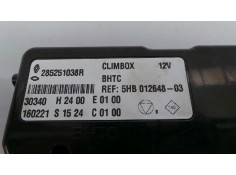 Recambio de centralita aire acondicionado para renault megane iv berlina 5p zen referencia OEM IAM 285251038R  E1-A1-3-3 2