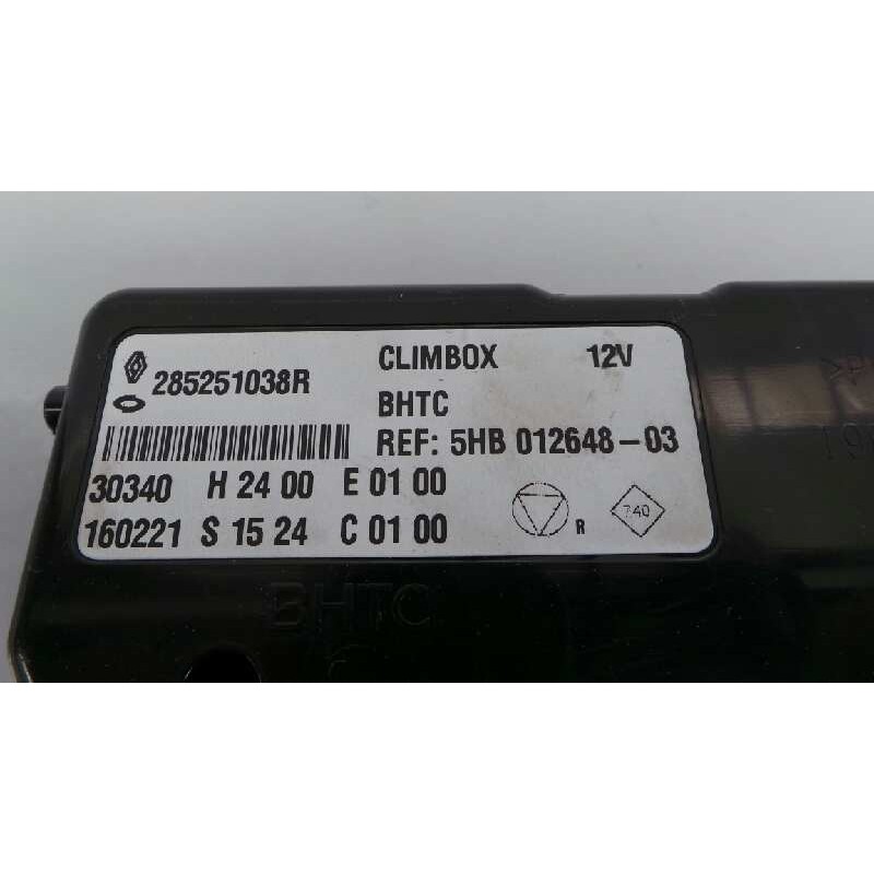 Recambio de centralita aire acondicionado para renault megane iv berlina 5p zen referencia OEM IAM 285251038R  E1-A1-3-3