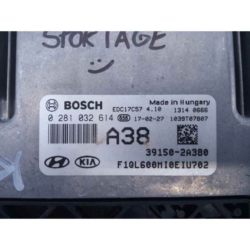 Recambio de centralita motor uce para kia sportage concept referencia OEM IAM 391502A380 0281032614 E3-A3-41-4