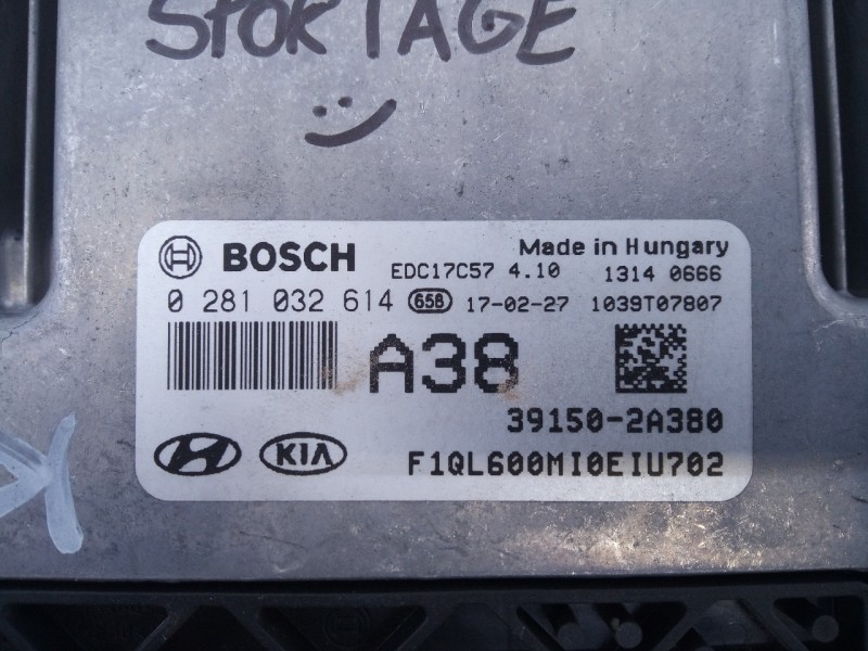 Recambio de centralita motor uce para kia sportage concept referencia OEM IAM 391502A380 0281032614 E3-A3-41-4