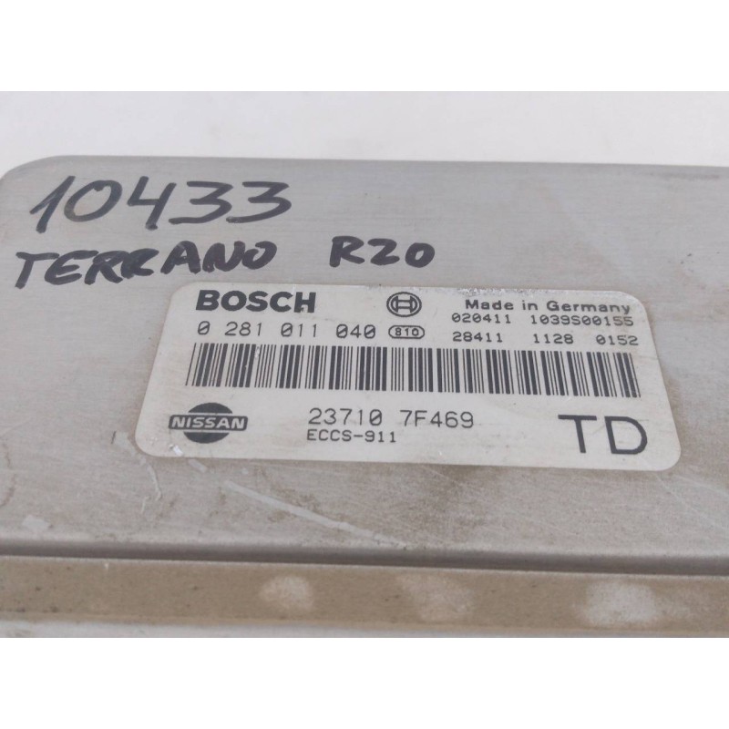 Recambio de centralita motor uce para nissan terrano/terrano.ii (r20) sport referencia OEM IAM 0281011040 237107F469 E3-B4-13-4