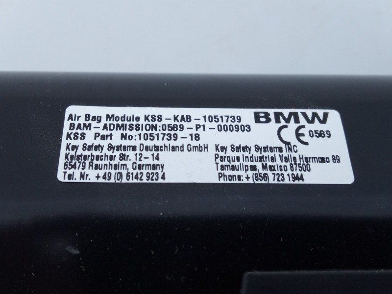 Recambio de airbag delantero izquierdo para bmw serie x3 (g01) xdrive20d referencia OEM IAM 9363843AI06  E3-A2-32-2