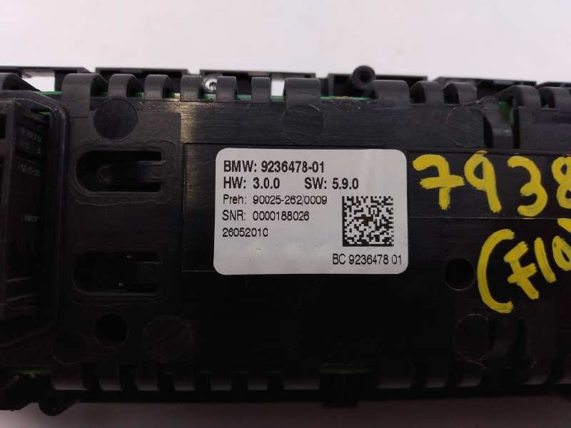 Recambio de mando climatizador para bmw serie 5 lim. (f10) 520d referencia OEM IAM 923647801  E1-A3-51-1