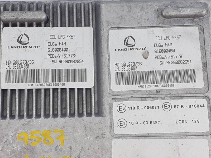 Recambio de centralita motor uce para dacia dokker express ambiance referencia OEM IAM 616000400 RE360082G54 E2-A1-37-5