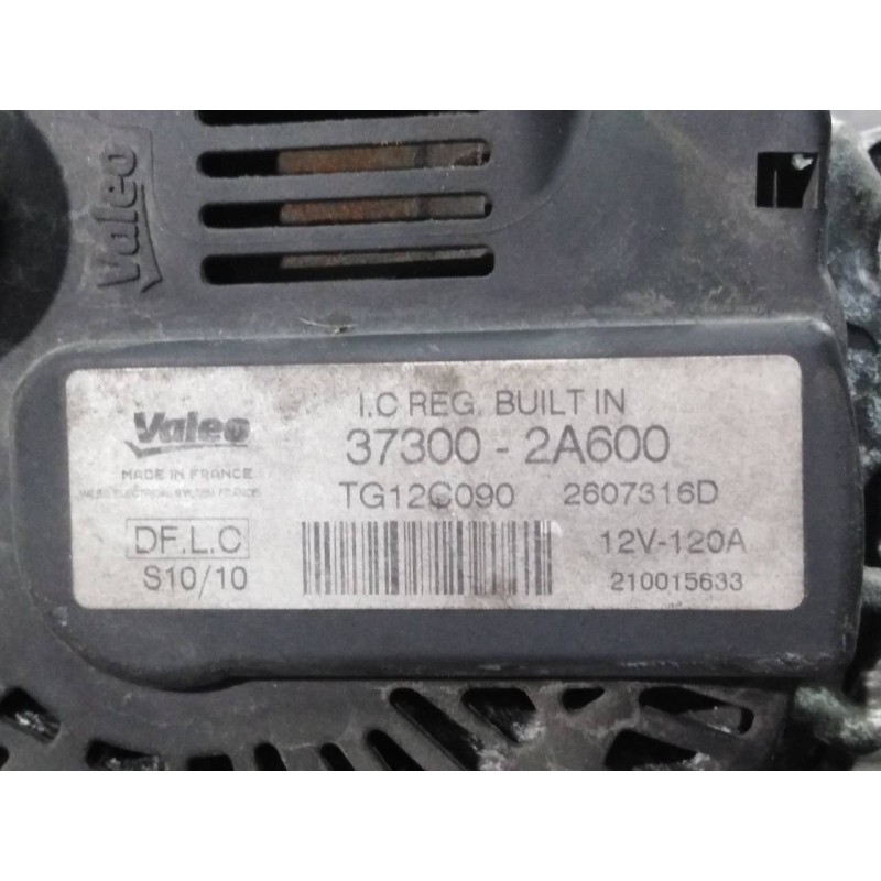Recambio de alternador para kia cee´d emotion referencia OEM IAM 373002A600  P3-B5-15-1