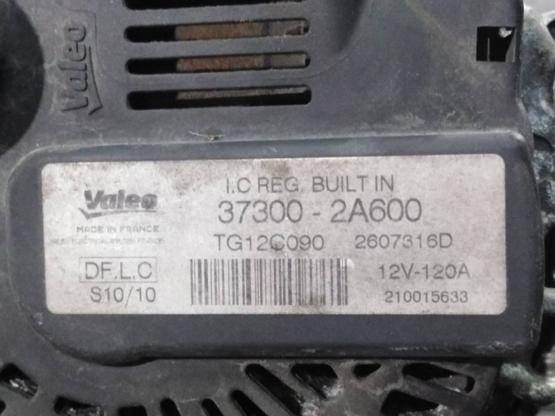 Recambio de alternador para kia cee´d emotion referencia OEM IAM 373002A600  P3-B5-15-1