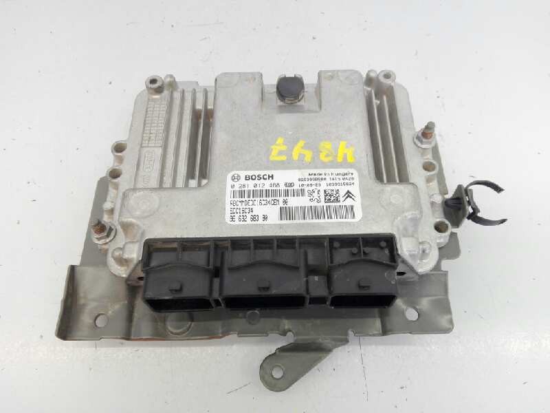 Recambio de centralita motor uce para citroën xsara picasso 1.6 hdi 90 sx referencia OEM IAM 0281012468 9663268380 E3-B2-30-2