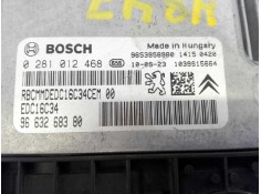 Recambio de centralita motor uce para citroën xsara picasso 1.6 hdi 90 sx referencia OEM IAM 0281012468 9663268380 E3-B2-30-2 2