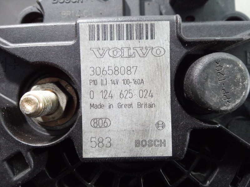Recambio de alternador para volvo xc90 d5 referencia OEM IAM 30658087 0124625024 P3-B6-14-1