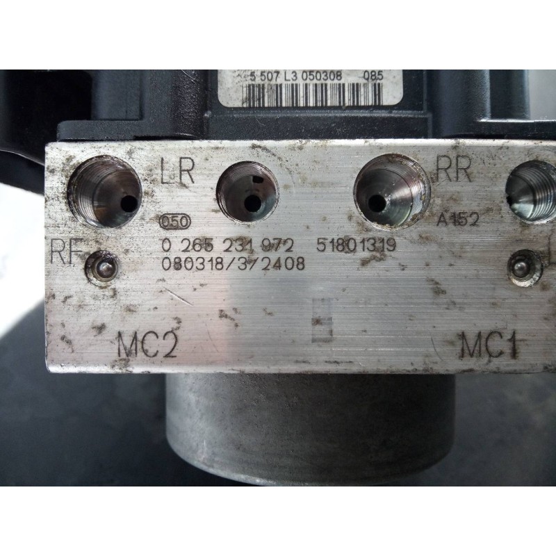 Recambio de abs para fiat nuova 500 (150) pop referencia OEM IAM 0265231972 51801319 P3-A8-27-4
