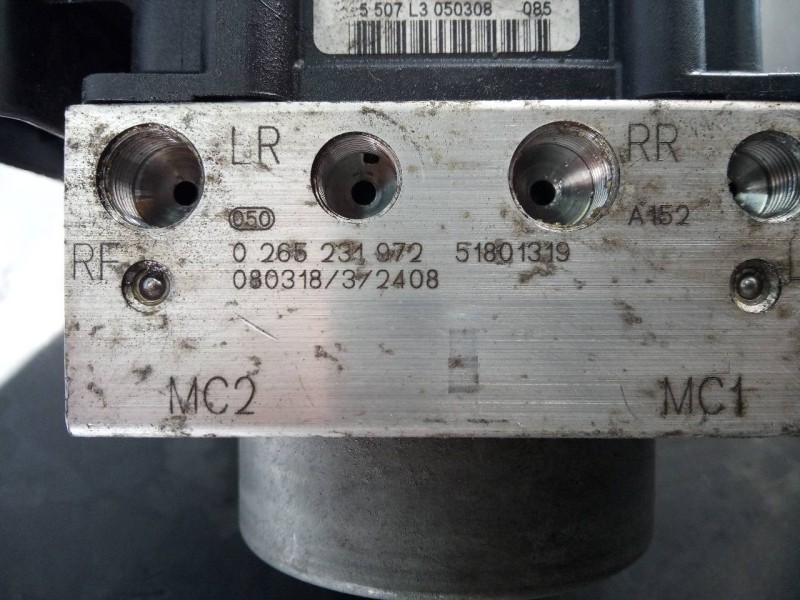 Recambio de abs para fiat nuova 500 (150) pop referencia OEM IAM 0265231972 51801319 P3-A8-27-4