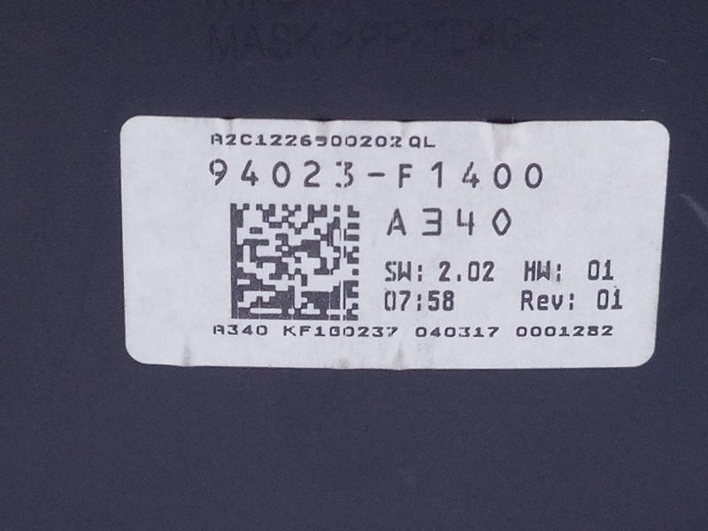 Recambio de cuadro instrumentos para kia sportage concept referencia OEM IAM 94023F1400  E3-A3-23-2