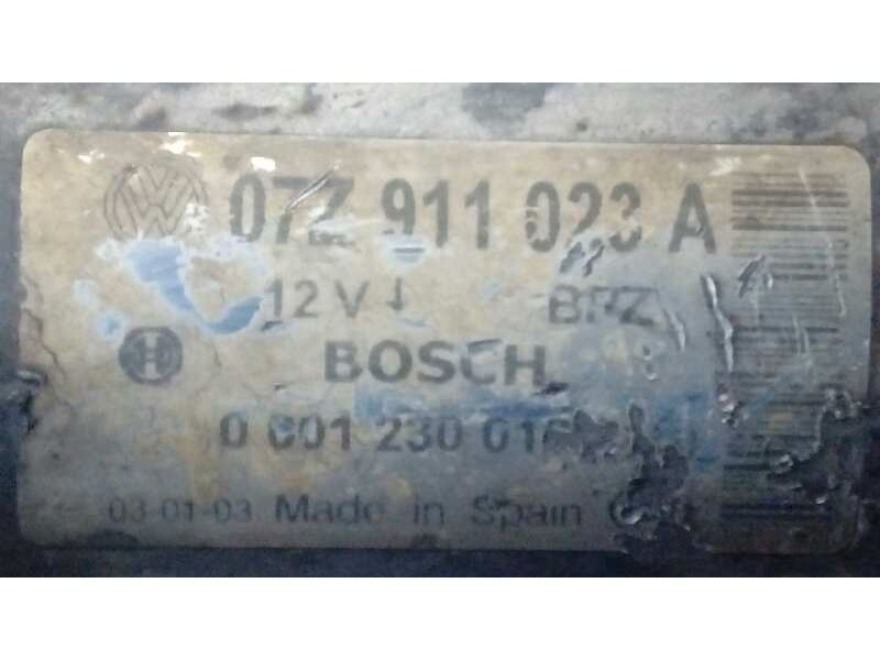 Recambio de motor arranque para volkswagen touareg (7la) tdi v10 referencia OEM IAM 07Z911023A  P3-B7-12-1