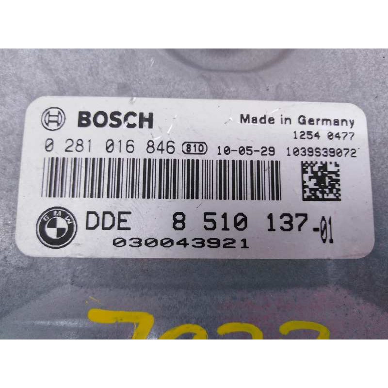 Recambio de centralita motor uce para bmw serie 5 lim. (f10) 520d referencia OEM IAM 851013701 0281016846 E3-A2-24-2