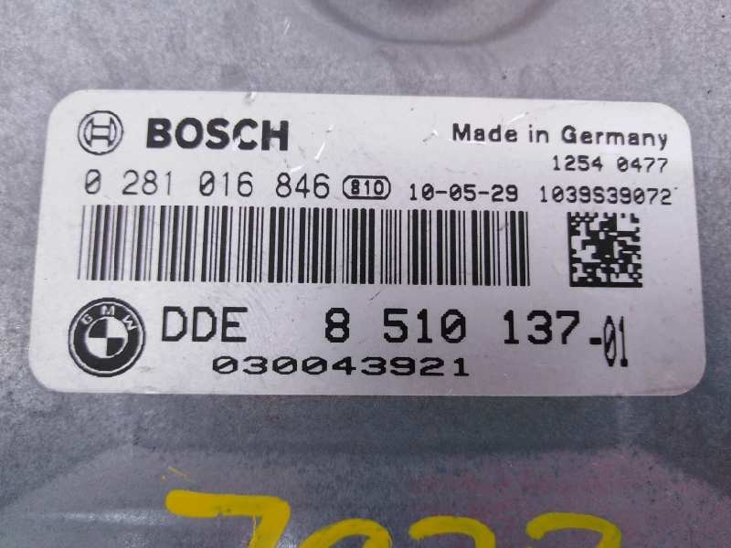 Recambio de centralita motor uce para bmw serie 5 lim. (f10) 520d referencia OEM IAM 851013701 0281016846 E3-A2-24-2