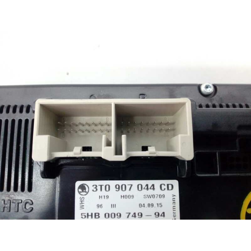 Recambio de mando climatizador para skoda yeti active referencia OEM IAM 3T0907044CD 5HB00974994 E2-A1-24-4