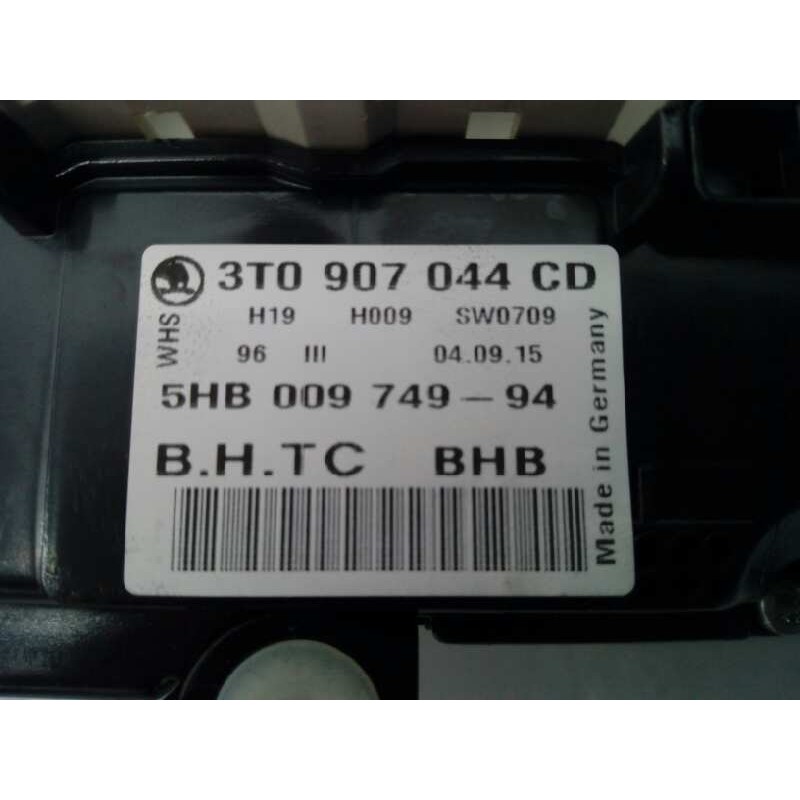 Recambio de mando climatizador para skoda yeti active referencia OEM IAM 3T0907044CD 5HB00974994 E2-A1-24-4