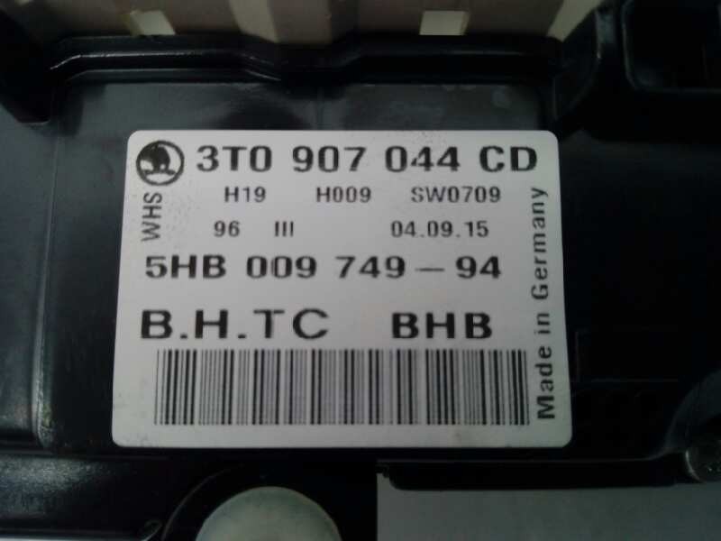 Recambio de mando climatizador para skoda yeti active referencia OEM IAM 3T0907044CD 5HB00974994 E2-A1-24-4