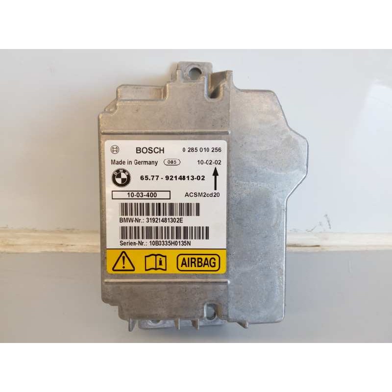Recambio de centralita airbag para bmw x5 (e70) xdrive30d referencia OEM IAM 0285010256 6577921481302 E1-A3-7-2