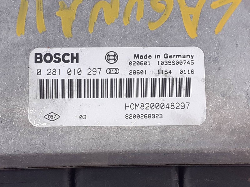 Recambio de centralita motor uce para renault laguna ii (bg0) authentique referencia OEM IAM 0281010297 8200268923 E2-A1-19-6