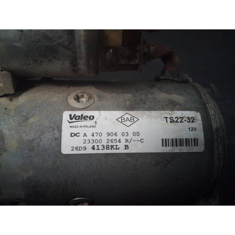 Recambio de motor arranque para renault master kasten l1h1 ka 2,8t referencia OEM IAM 233002654R A4709060300 P3-A7-8-1