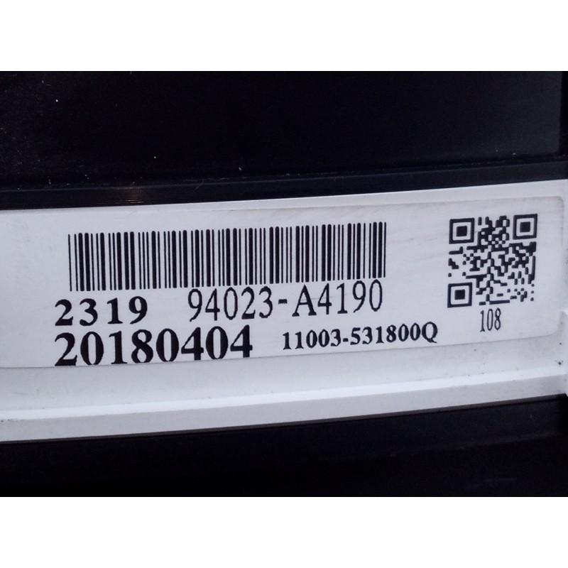 Recambio de cuadro instrumentos para kia carens ( ) concep referencia OEM IAM 94023A4190  E3-A3-23-2