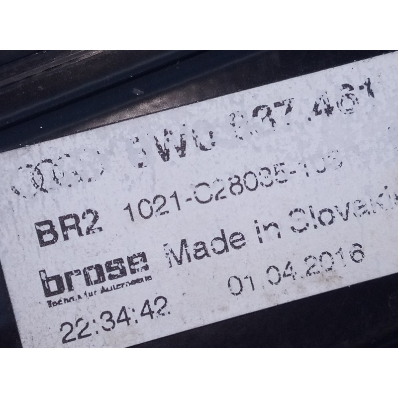 Recambio de elevalunas delantero izquierdo para audi a4 berlina (8w2) sport edition referencia OEM IAM 8W0837481 0130822705 E1-B