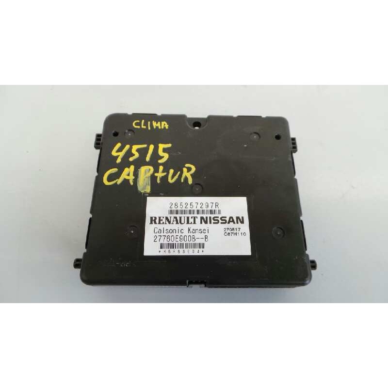 Recambio de centralita aire acondicionado para renault captur zen referencia OEM IAM 285257297R 27760E900B E1-A1-7-2