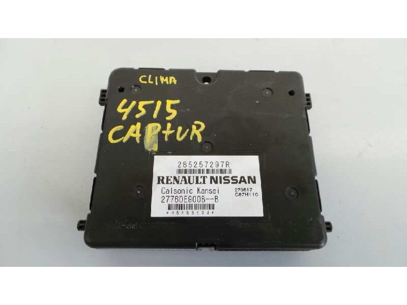 Recambio de centralita aire acondicionado para renault captur zen referencia OEM IAM 285257297R 27760E900B E1-A1-7-2