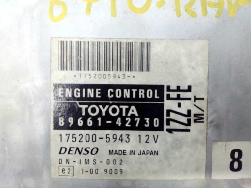 Recambio de centralita motor uce para toyota rav 4 (a2) 1.8 luna referencia OEM IAM 8966142730 1752005943 E3-B2-19-2