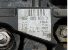Recambio de alternador para volkswagen caddy ka/kb (2k) maxi furg. referencia OEM IAM 06F903023D 0124325130 P3-A4-3-4 2