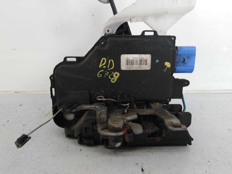 Recambio de cerradura puerta delantera derecha para volkswagen caddy ka/kb (2k) maxi furg. referencia OEM IAM 3D2837016J  E1-B6-