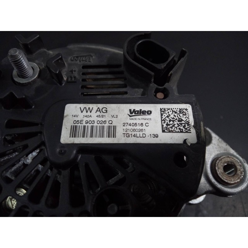 Recambio de alternador para seat ibiza (kj1) fr referencia OEM IAM 05E903026Q 2740518C P3-A4-23-5