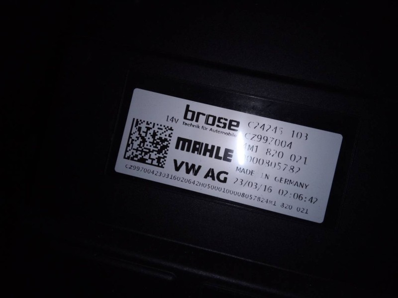 Recambio de ventilador calefaccion para audi a4 berlina (8w2) sport edition referencia OEM IAM 4M1820021  