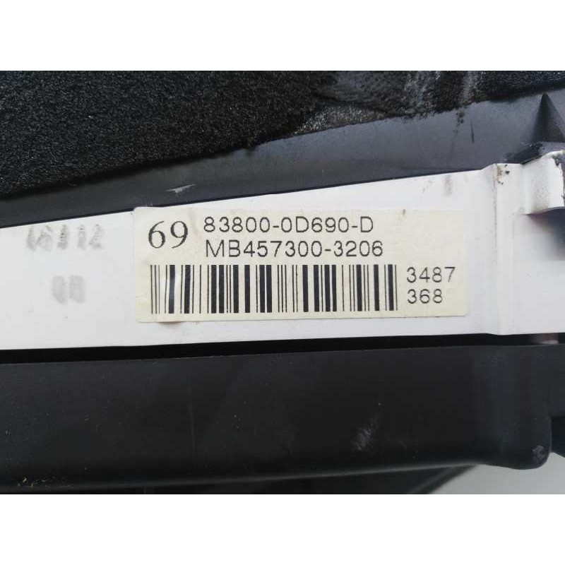 Recambio de cuadro instrumentos para toyota yaris (ksp9/scp9/nlp9) blue referencia OEM IAM 838000D690D MB4573002306 E3-B2-13-4