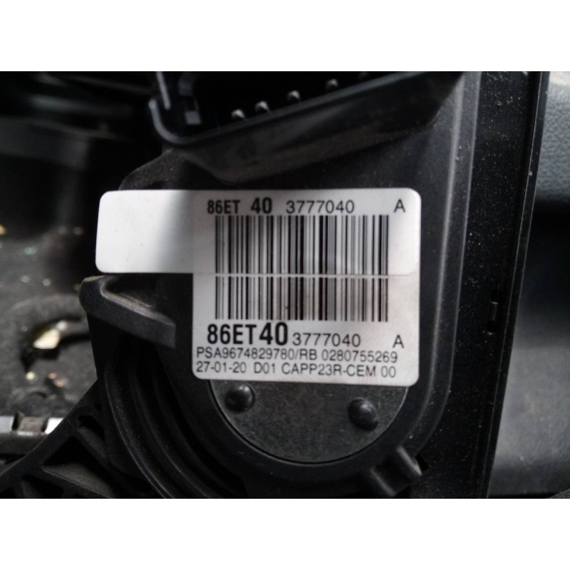 Recambio de pedal acelerador para opel combo life edition referencia OEM IAM 9674829780 86ET403777040 