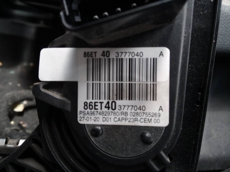 Recambio de pedal acelerador para opel combo life edition referencia OEM IAM 9674829780 86ET403777040 