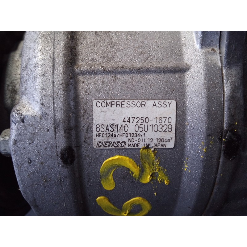 Recambio de compresor aire acondicionado para mercedes-benz clase a (w176) a 200 cdi (176.008) referencia OEM IAM 4472501670 A00