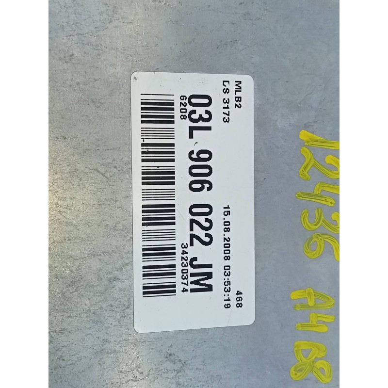 Recambio de centralita motor uce para audi a4 ber. (b8) básico referencia OEM IAM 03L906022JM  E2-A1-15-2